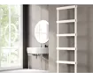Uscător de prosoape decorativ LOJIMAX, colecția SORTE DOUBLE STYLE Lățime 400 mm. Înălțime 570 mm. negru mat
