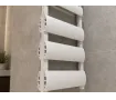 Uscător de prosoape de design LOJIMAX colecția WALDO DOUBLE 1400x500 mm, Alb
