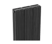 Calorifer decorativ CARISA, colecția MONZA DOUBLE, 1800x280 mm, ANTRACIT