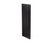 Calorifer decorativ LOJIMAX colecția DIAMOND DOUBLE 1600x396 mm, Negru