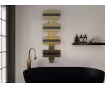 Uscător de prosoape decorativ LOJIMAX, colecția BALLOSS Lățime 250 mm. Înălțime 400 mm. alb mat