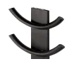 Uscător de prosoape de design LOJIMAX colecția OXY 1000x400 mm, Negru