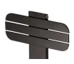 Uscător de prosoape de design LOJIMAX colecția DOSIA 1150x500 mm, Negru