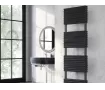 Uscător de prosoape decorativ LOJIMAX, colecția SIRIUS DOUBLE Lățime 300 mm. Înălțime 750 mm. alb mat