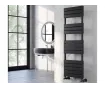 Uscător de prosoape decorativ LOJIMAX, colecția ZEUS DOUBLE PLUS Lățime 500 mm. Înălțime 1750 mm. alb mat