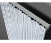 Calorifer decorativ LOJIMAX, colectia BAMBOO inaltimea 300 mm. latimea 239 mm. CHROME ANODISING