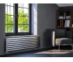 ALUMINUM HORIZONTAL RADIATOR BELLA HRZ inaltimea 1800 mm. latimea 286 mm. negru mat