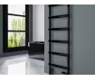 Uscător de prosoape decorativ LOJIMAX, colecția POSSIA LINE Lățime 400 mm. Înălțime 850 mm. alb mat
