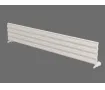 ALUMINUM HORIZONTAL RADIATOR TOSINA DOUBLE HRZ inaltimea 1600 mm. latimea 408 mm. negru mat