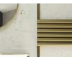 Uscător de prosoape decorativ LOJIMAX, colecția RUBY PLUS Lățime 300 mm. Înălțime 650 mm. negru mat