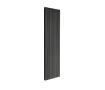 Calorifer decorativ LOJIMAX colecția BAMBOO DOUBLE 1800x359 mm, Black Matt Anodising