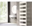 Uscător de prosoape decorativ LOJIMAX, colecția SIRIUS DOUBLE STYLE Lățime 400 mm. Înălțime 700 mm. alb mat