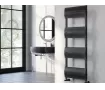 Uscător de prosoape decorativ LOJIMAX, colecția LIA LINE Lățime 500 mm. Înălțime 1750 mm. alb mat