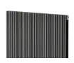 Calorifer decorativ LOJIMAX colecția BAMBOO DOUBLE 1800x359 mm, Antracit