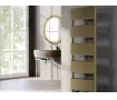 Uscător de prosoape decorativ LOJIMAX, colecția MYRA DOUBLE Lățime 500 mm. Înălțime 515 mm. alb mat