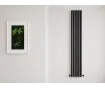 Radiator de design CARISA, colecția TALLIS DOUBLE, 1800x470 mm, ANTRACIT