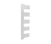 Uscător de prosoape decorativ LOJIMAX, colecția NUMMO Lățime 250 mm. Înălțime 400 mm. alb mat
