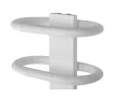 Uscător de prosoape de design LOJIMAX colecția TEOS 910x400 mm, Alb