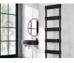 Uscător de prosoape decorativ LOJIMAX, colecția BENOIT DOUBLE STYLE Lățime 300 mm. Înălțime 650 mm. alb mat