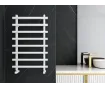 Uscător de prosoape de design CARISA, colecția BARON L, 800x500 mm, ALB
