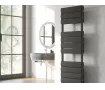 Uscător de prosoape decorativ LOJIMAX, colecția EMERALD  DOUBLE  PLUS Lățime 300 mm. Înălțime 685 mm. alb mat