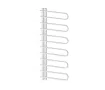 Uscător de prosoape de design LOJIMAX colecția CORTE 1000x500 mm, Alb