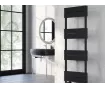 Uscător de prosoape decorativ LOJIMAX, colecția BENOIT DOUBLE LINE Lățime 300 mm. Înălțime 860 mm. alb mat
