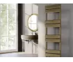 Uscător de prosoape decorativ LOJIMAX, colecția STELLA LINE Lățime 600 mm. Înălțime 1700 mm. alb mat