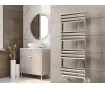Uscător de prosoape decorativ LOJIMAX, colecția TALIA Lățime 400 mm. Înălțime 1300 mm. alb mat