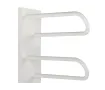 Uscător de prosoape de design LOJIMAX colecția PRUSIAS 1000x400 mm, Alb
