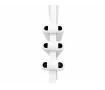 Uscător de prosoape de design LOJIMAX colecția VERO 1200x500 mm, Alb