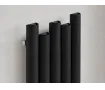 Дизайнерский радиатор CARISA коллекция MOTION 1800x310 мм, Чёрный