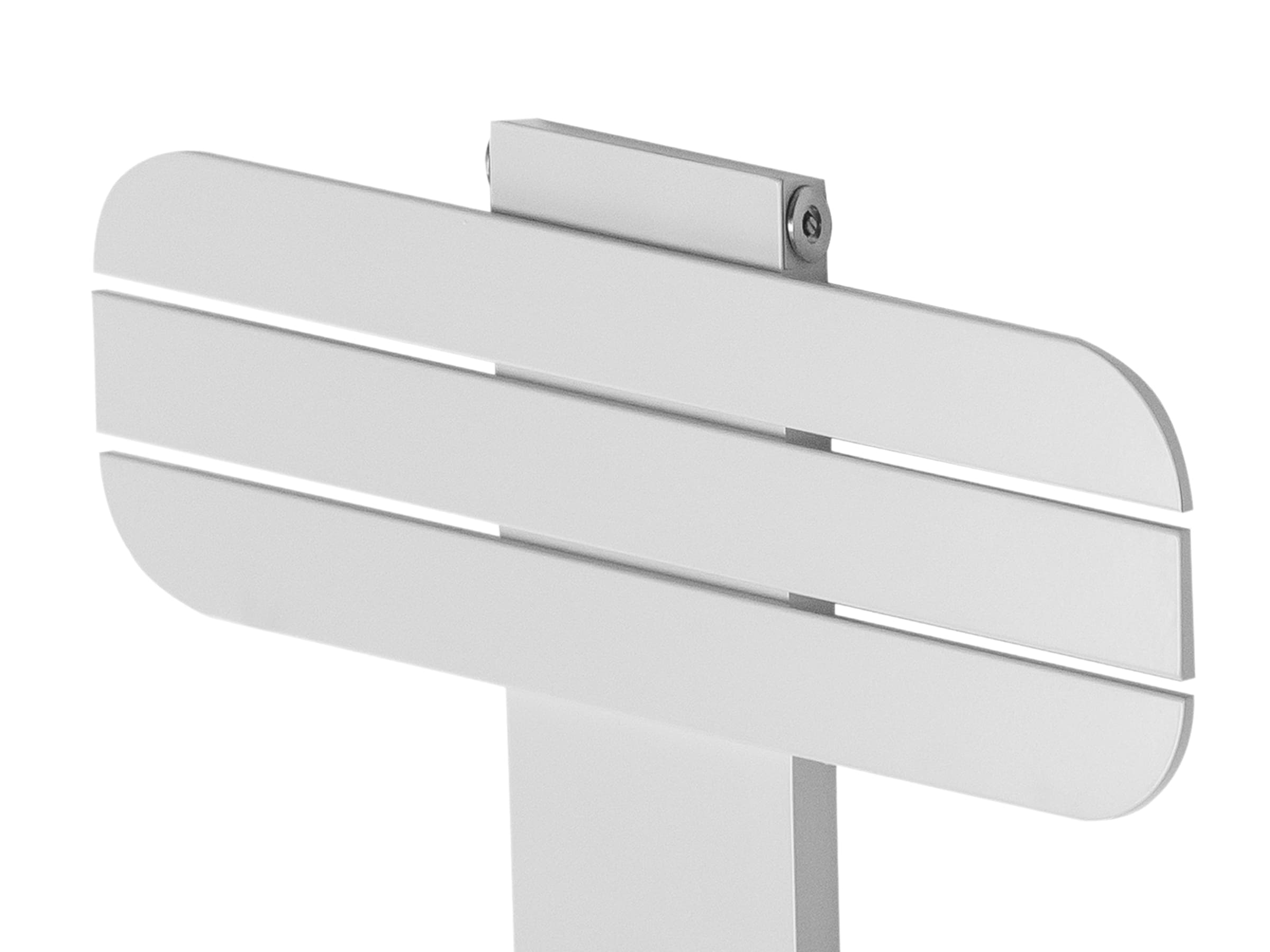 Uscător de prosoape decorativ LOJIMAX, colecția DOSIA Lățime 250 mm. Înălțime 400 mm. alb mat