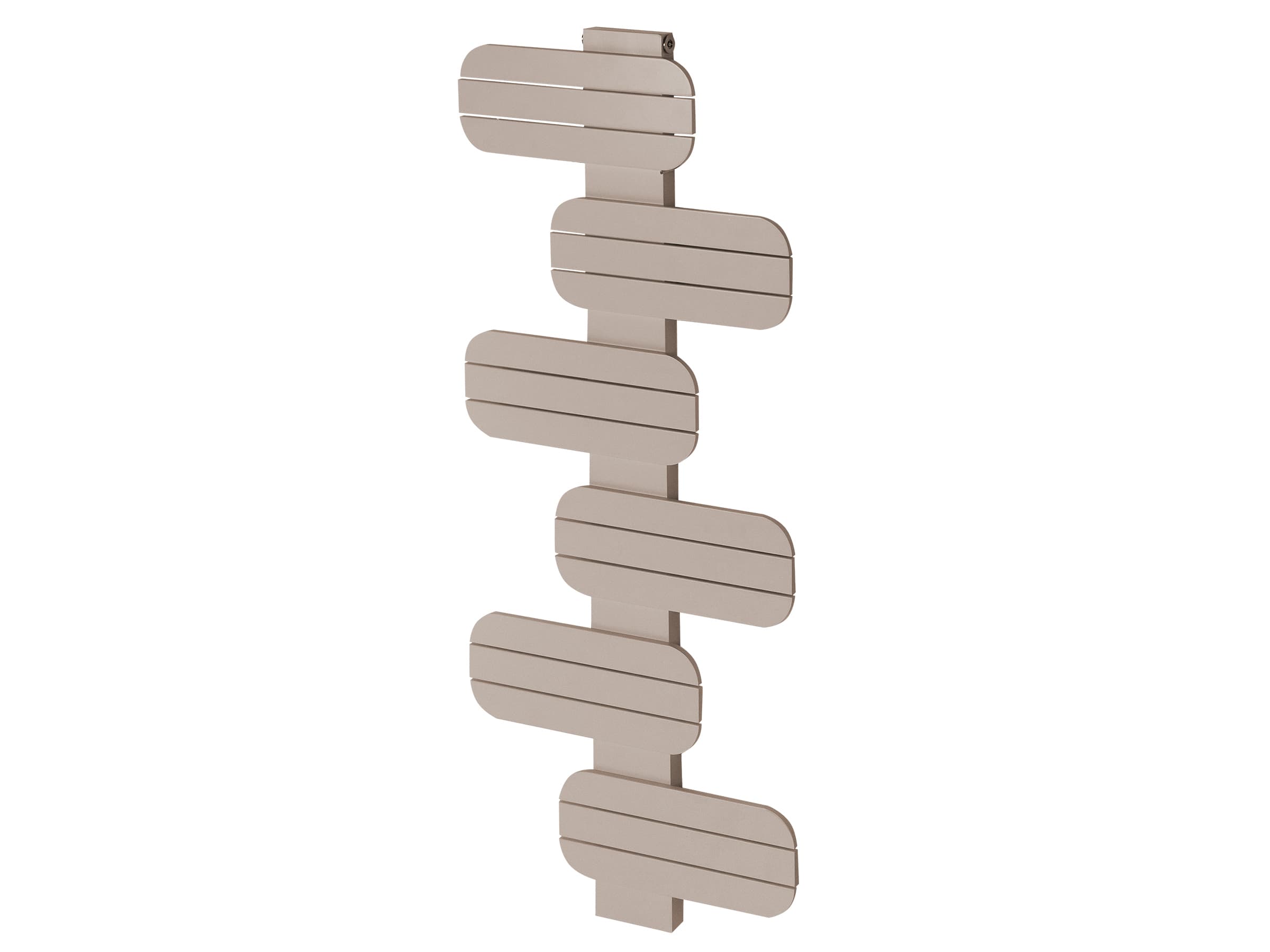 Uscător de prosoape decorativ LOJIMAX, colectia BAMITO inaltimea 452 mm. latimea 500 mm. RAL kiwi mat