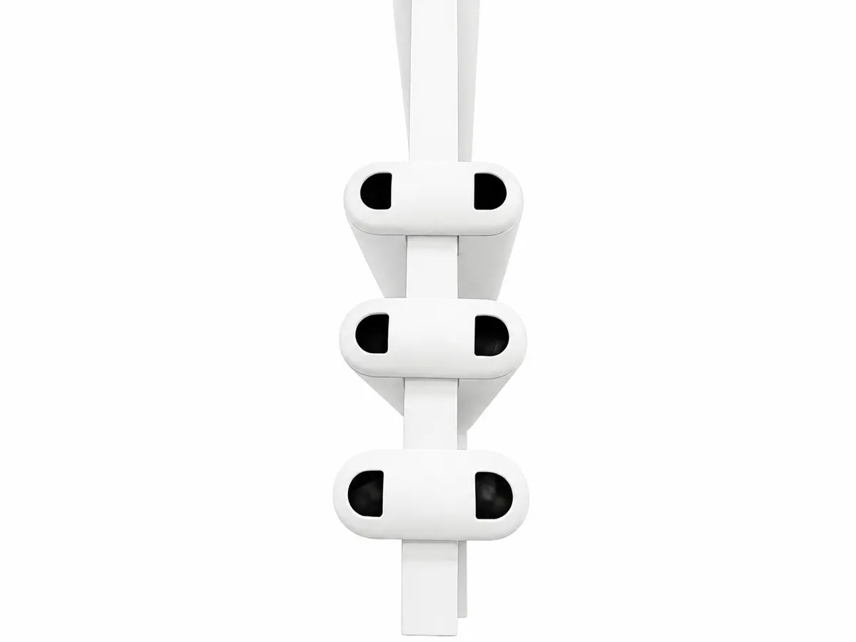 Uscător de prosoape de design LOJIMAX colecția VERO 1400x500 mm, Alb