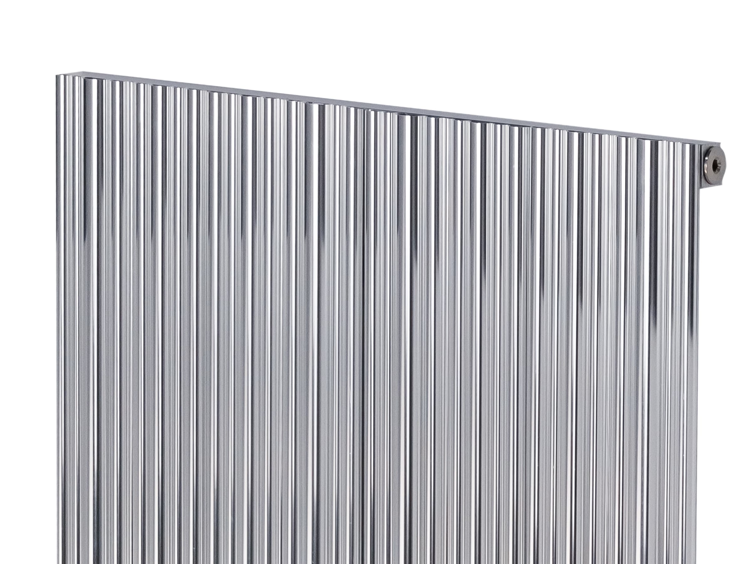 Calorifer decorativ LOJIMAX, colectia BAMBOO inaltimea 300 mm. latimea 239 mm. CHROME ANODISING