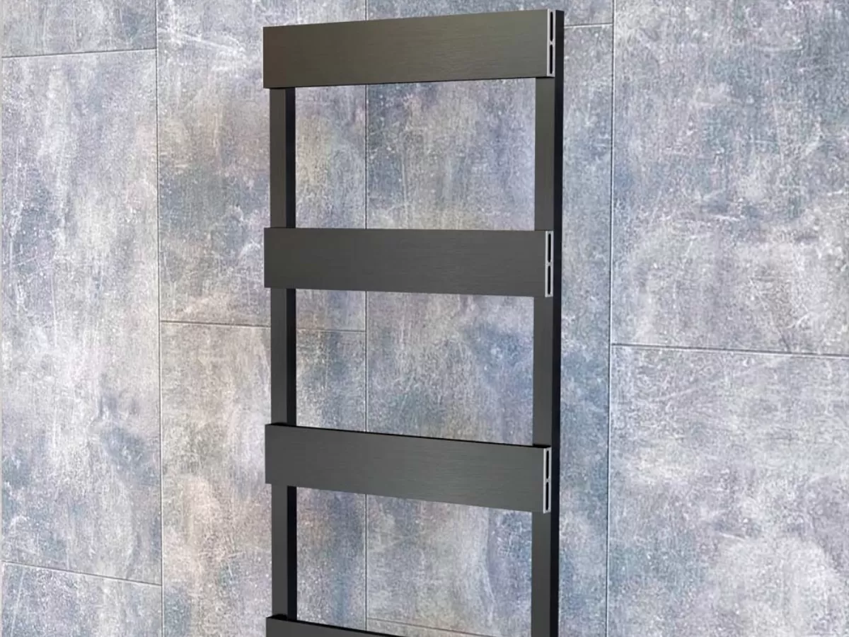 Uscător de prosoape decorativ LOJIMAX, colecția BENOIT STYLE Lățime 300 mm. Înălțime 650 mm. alb mat