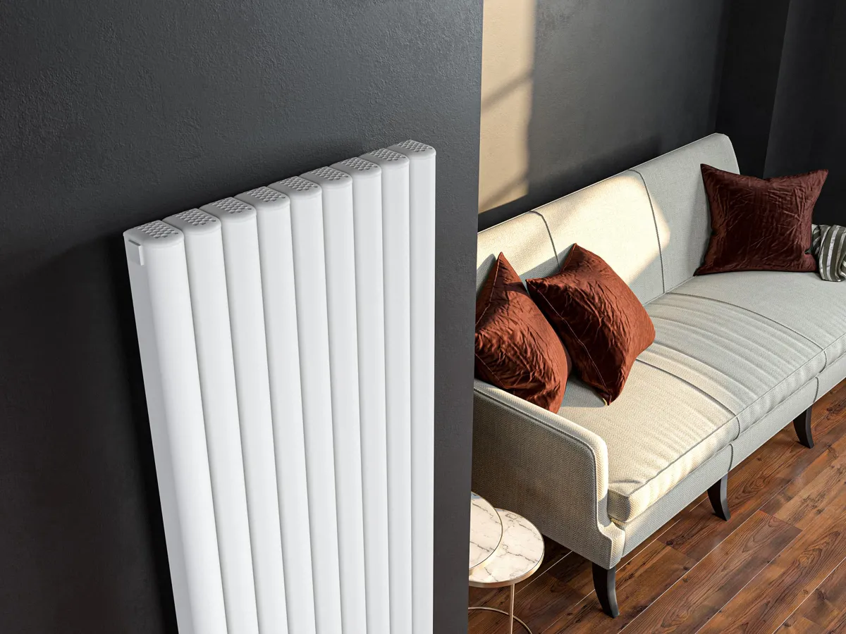 Calorifer decorativ LOJIMAX colecția VOLE 1600x380 mm, Alb