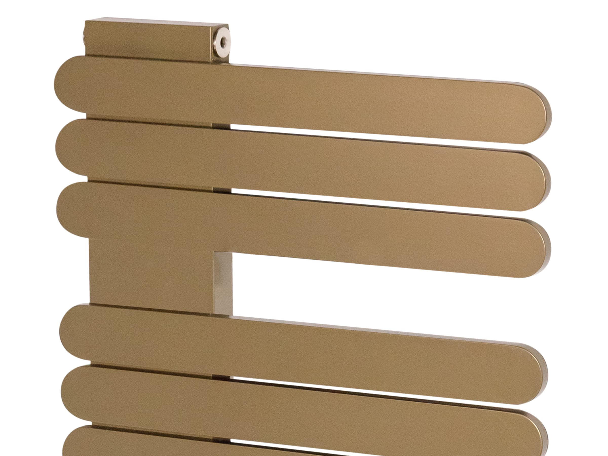 Uscător de prosoape decorativ LOJIMAX, colectia NUMMO inaltimea 250 mm. latimea 500 mm. RAL MY-512 luciu