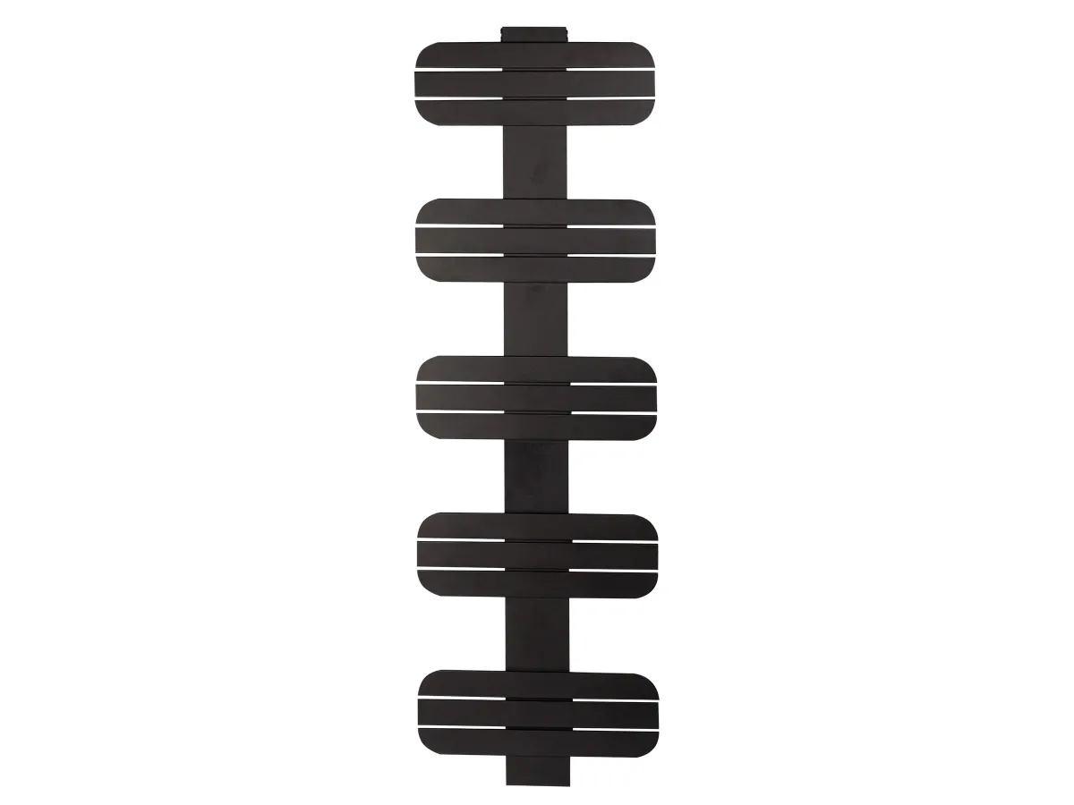 Uscător de prosoape de design LOJIMAX colecția DOSIA 1150x500 mm, Negru